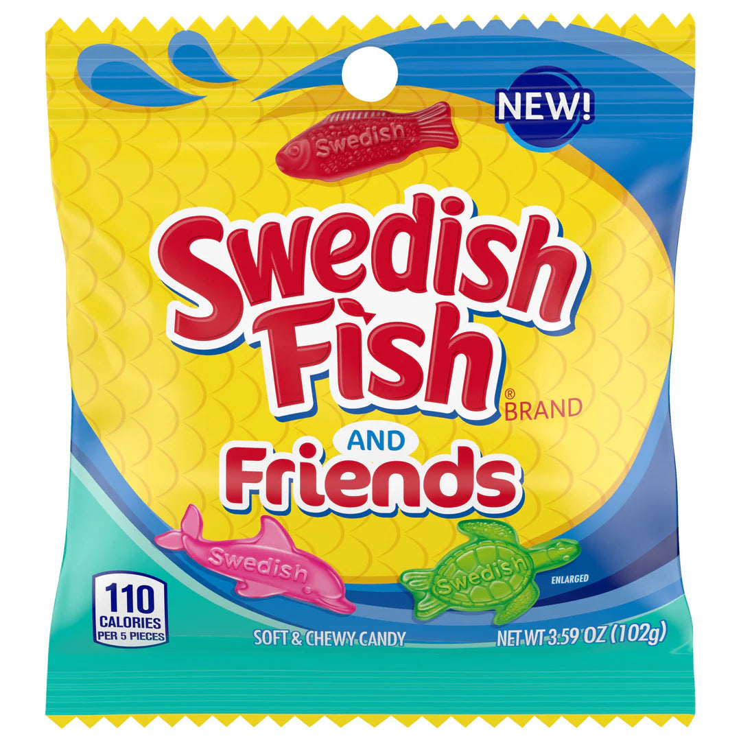 Swedish Fish AND Friends (102g): Turkey