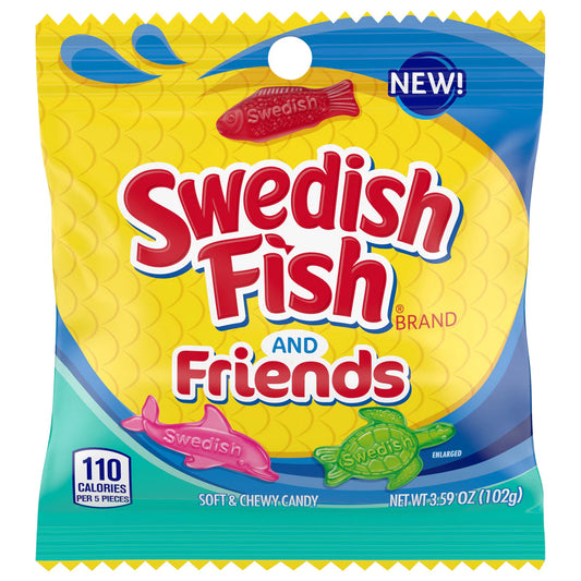 Swedish Fish AND Friends (102g): Turkey