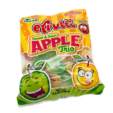 Efrutti Sweet and Sour Apple Trio (100g)