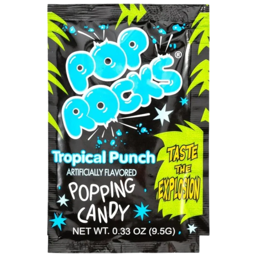 Pop Rocks Tropical Punch Flavored Popping Candy (9.5g): Spain