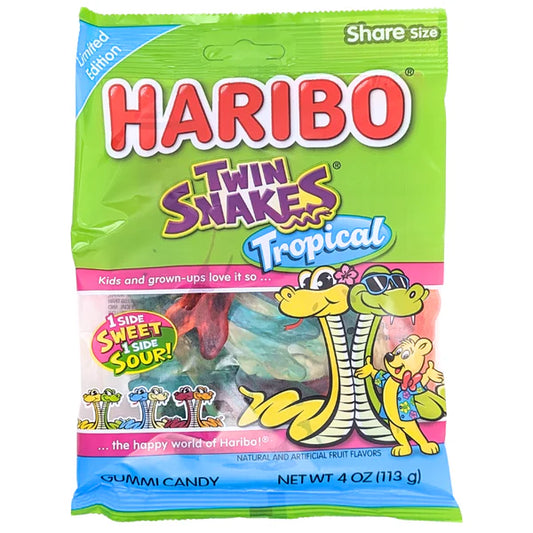 Haribo Twin Snakes Tropical (113g): Germany
