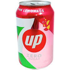 7 Up Pink Lemonade Zero Sugar (330ml): UK