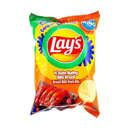 Lay's Brazil BBQ Pork Rib (54g): Vietnam