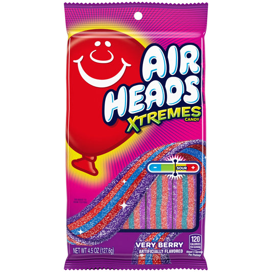 Airheads Xtremes Candy Very Berry (127.6g): USA