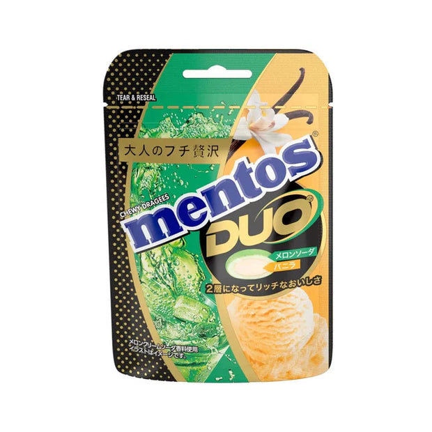 Mentos DUO Soft Candy Melon Soda&Vanilla (45g): Japan