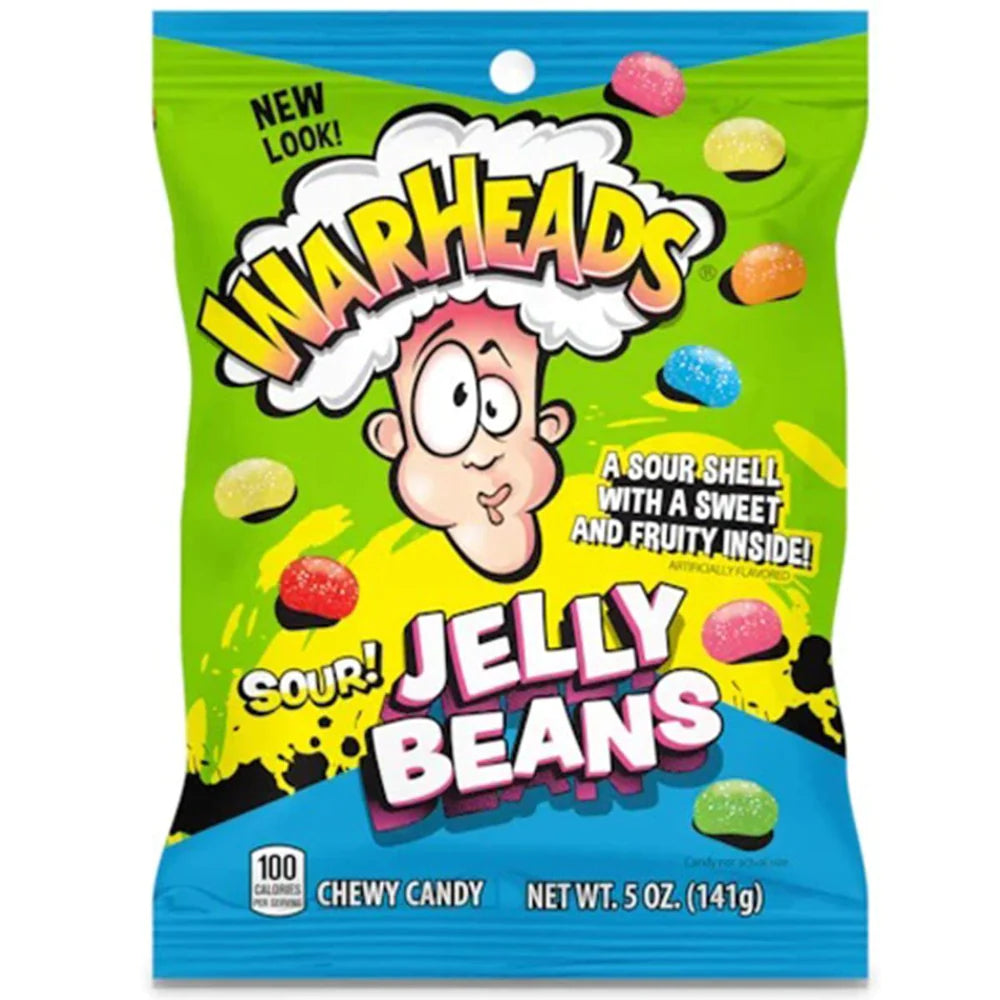 Warheads Sour Jelly Beans (141g)