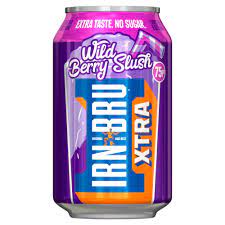 Irn Bru Xtra Wild Berry Slush (330mL): UK