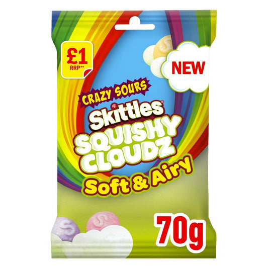 Skittles Squishy Cloudz Sour (126g): UK