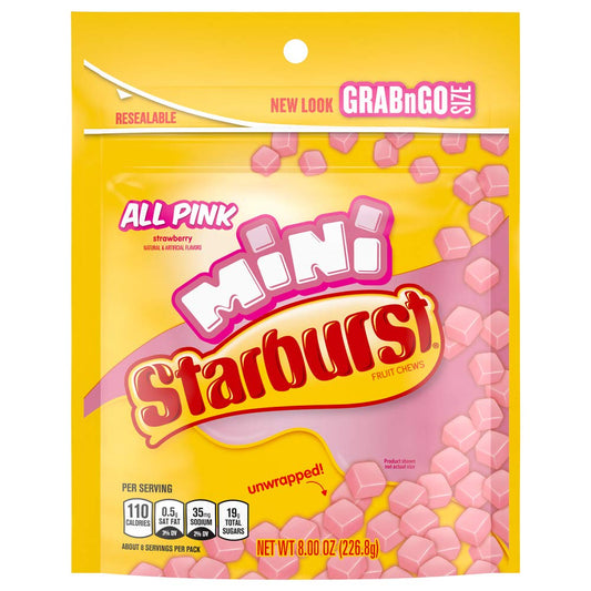 Starburst Mini Chews All Pink (226g)