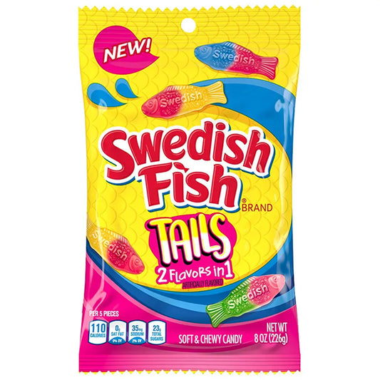 Swedish Fish Tails 2 in 1 (226g)