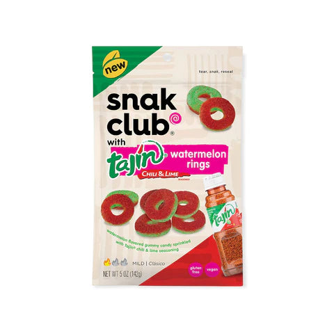 Snak Club Tajin Watermelon Rings- 140g